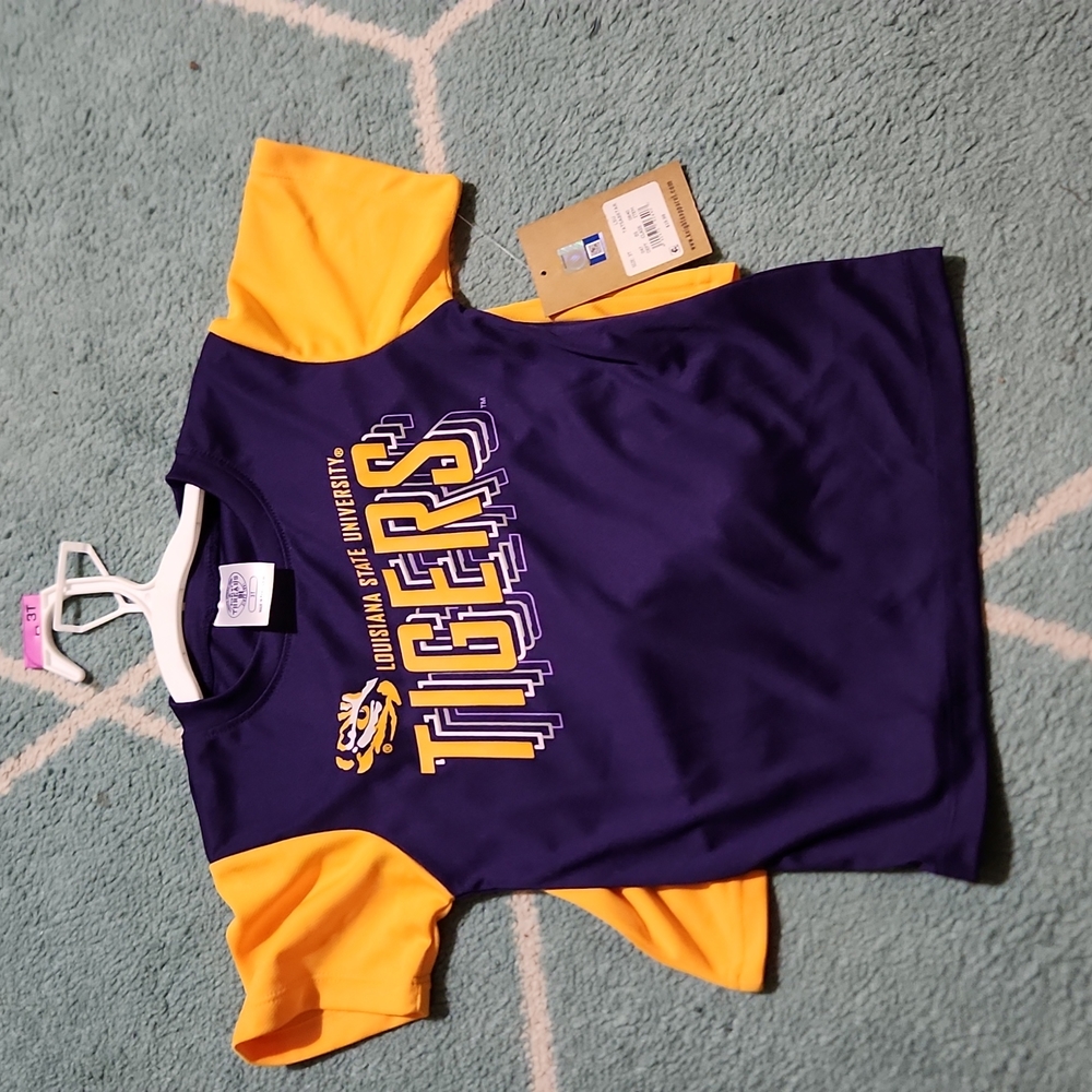 Rivalry Threads 91 LSU Tigers shirt and shorts size 3T